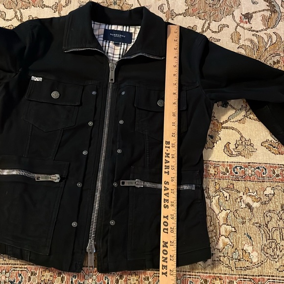 Burberry black  jacket size 12 women - Picture 14 of 16